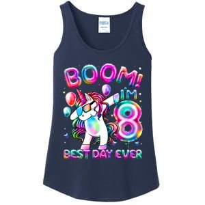 8 Years Old Dabbing Unicorn Gifts 8th Birthday Party Ladies Essential Tank