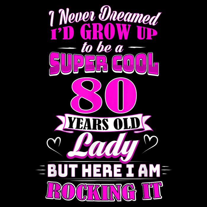 80 Year Old Lady Funny 80th Birthday Rockin' Since City Backpack