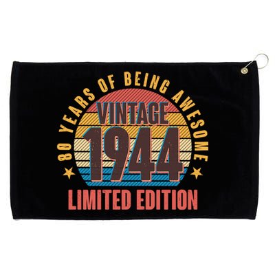 80 Years Of Being Awesome 1944 Limited Edition Vintage Retro Grommeted Golf Towel