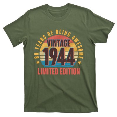 80 Years Of Being Awesome 1944 Limited Edition Vintage Retro T-Shirt