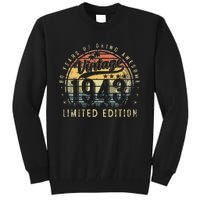 80 Year Old Gifts Vintage 1943 Limited Edition 19th Birthday Tall Sweatshirt