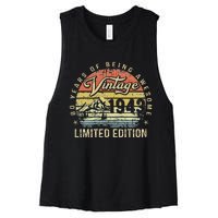 80 Year Old Gifts Vintage 1943 Limited Edition 80th Birthday Cute Women's Racerback Cropped Tank