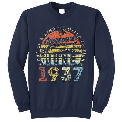 86 Year Old Awesome Since June 1937 86th Birthday Sweatshirt