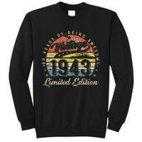 80 Year Old Gifts Vintage 1943 Limited Edition 80th Birthday Sweatshirt