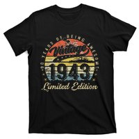 80 Year Old Gifts Vintage 1943 Limited Edition 80th Birthday T-Shirt