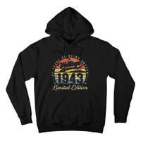 80 Year Old Gifts Vintage 1943 Limited Edition 80th Birthday Tall Hoodie