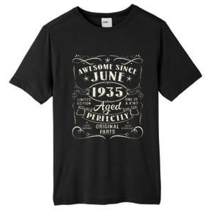 88 Year Old Awesome Since June 1935 88th Birthday Tall Fusion ChromaSoft Performance T-Shirt