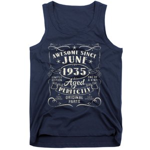 88 Year Old Awesome Since June 1935 88th Birthday Tank Top