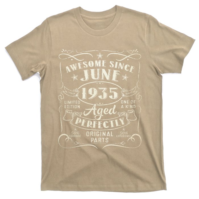 88 Year Old Awesome Since June 1935 88th Birthday T-Shirt