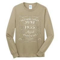 88 Year Old Awesome Since June 1935 88th Birthday Tall Long Sleeve T-Shirt