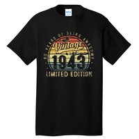 80 Year Old Vintage 1943 Limited Edition 80th Birthday Gifts Tall T-Shirt