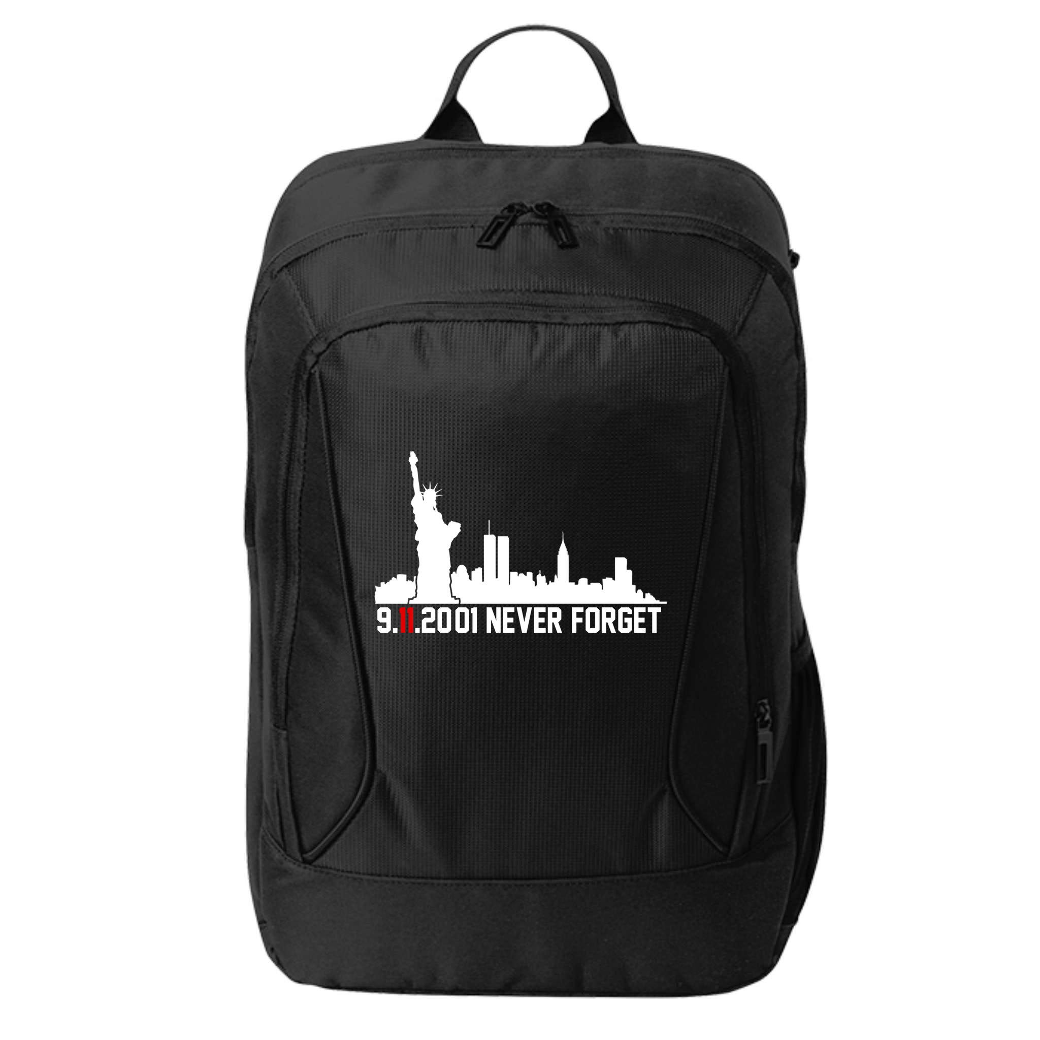 9-11-2001 Never Forget September 11th City Backpack