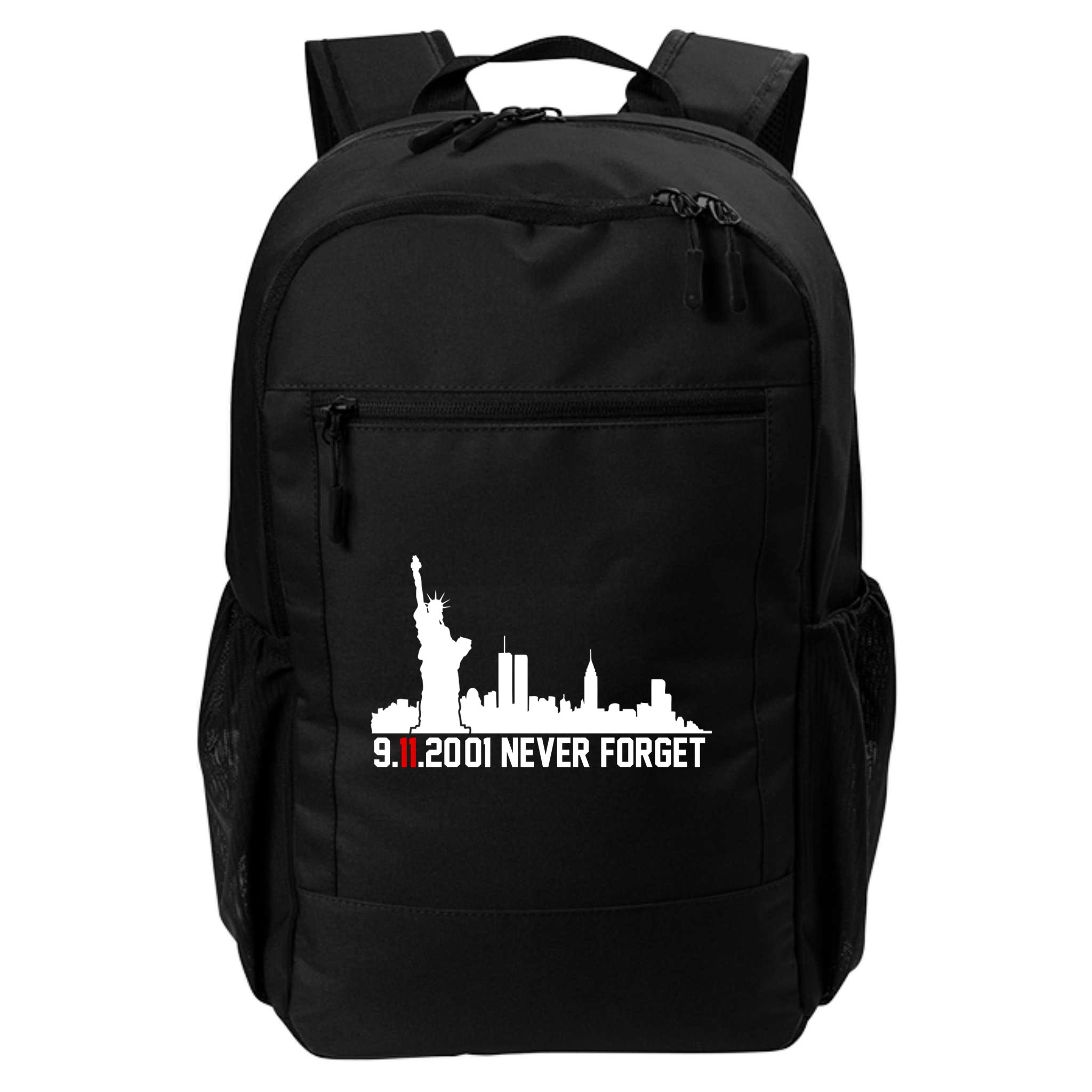 9-11-2001 Never Forget September 11th Backpack