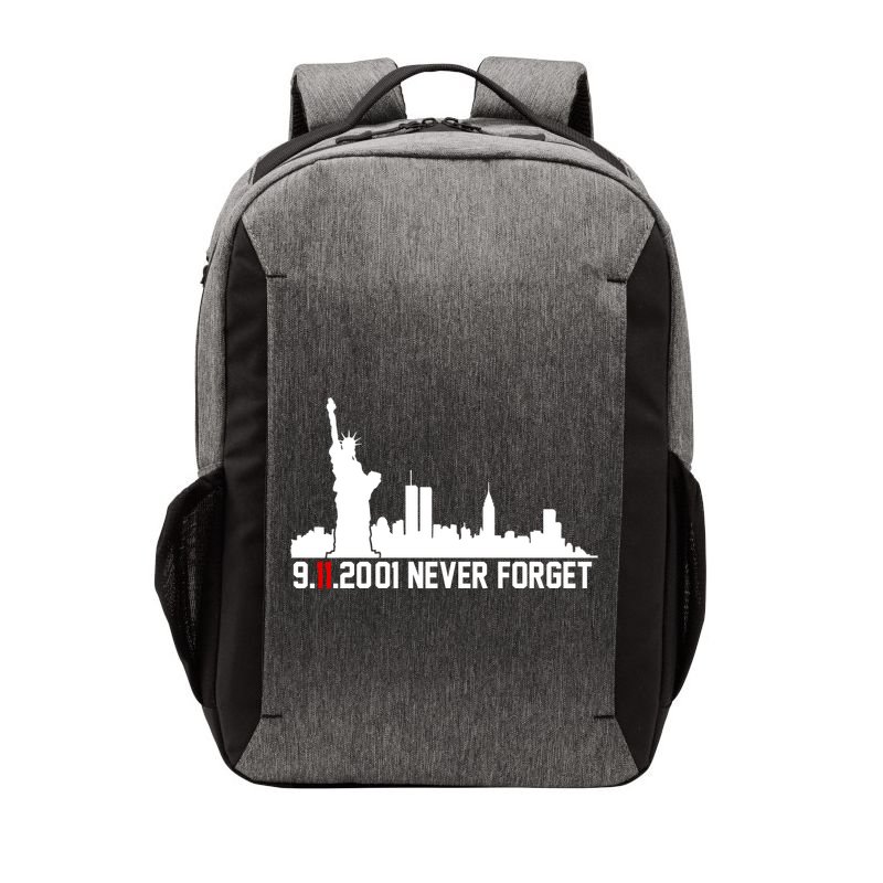 9-11-2001 Never Forget September 11th Vector Backpack