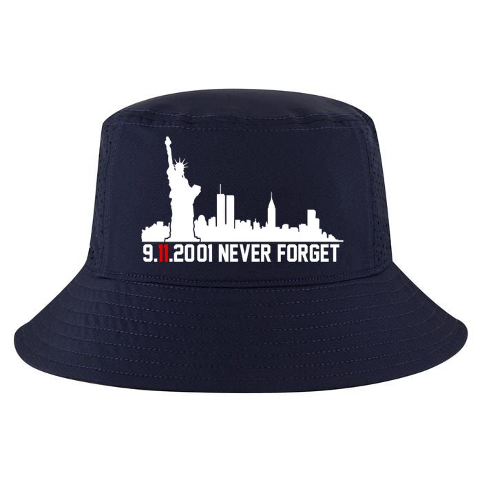 9-11-2001 Never Forget September 11th Cool Comfort Performance Bucket Hat