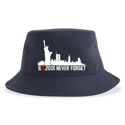 9-11-2001 Never Forget September 11th Sustainable Bucket Hat