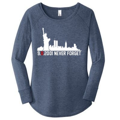 9-11-2001 Never Forget September 11th Women's Perfect Tri Tunic Long Sleeve Shirt