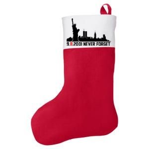 9-11-2001 Never Forget September 11th Felt Holiday Christmas Stocking