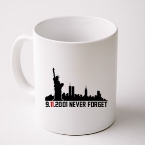 9-11-2001 Never Forget September 11th Coffee Mug