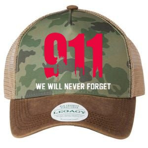 9-11 We Will Never Forget Legacy Tie Dye Trucker Hat