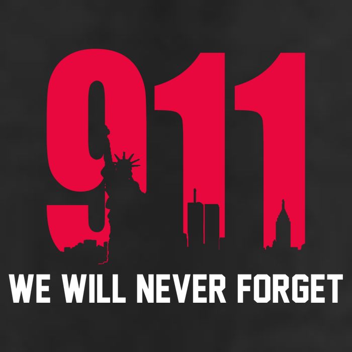 9-11 We Will Never Forget Adult Drive Performance Visor