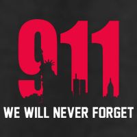 9-11 We Will Never Forget 11oz C Handle Ceramic Mug