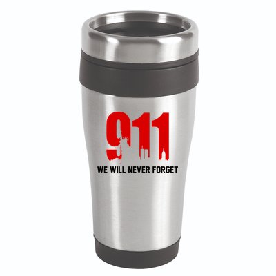 9-11 We Will Never Forget 16oz Travel Tumbler