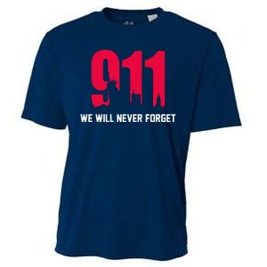 9-11 We Will Never Forget Cooling Performance Crew T-Shirt