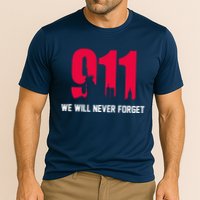 9-11 We Will Never Forget Cooling Performance Crew T-Shirt