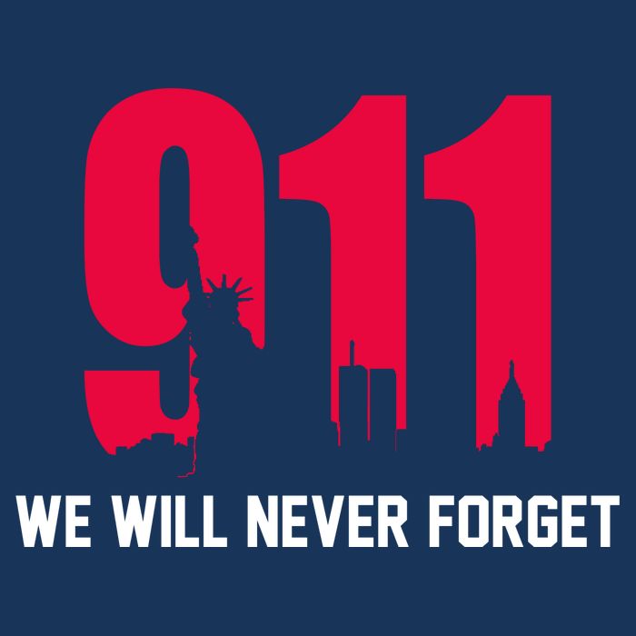 9-11 We Will Never Forget Cooling Performance Crew T-Shirt