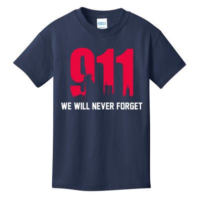 9-11 We Will Never Forget Kids T-Shirt