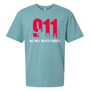 9-11 We Will Never Forget Sueded Cloud Jersey T-Shirt