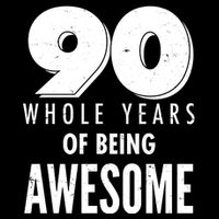 90 Whole Years of Being Awesome Birthday Impact Tech Backpack