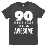 90 Whole Years of Being Awesome Birthday T-Shirt