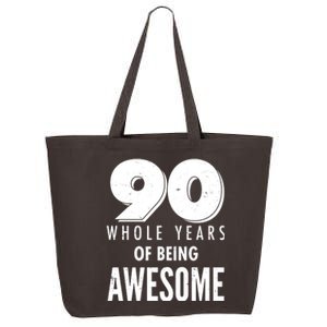 90 Whole Years of Being Awesome Birthday 25L Jumbo Tote