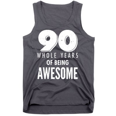 90 Whole Years of Being Awesome Birthday Tank Top