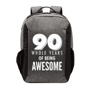 90 Whole Years of Being Awesome Birthday Vector Backpack