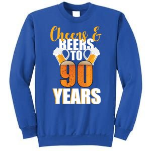 90th Birthday Cheers & Beers To 90 Years Sweatshirt