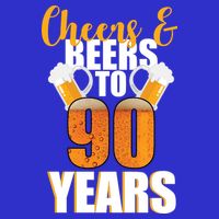 90th Birthday Cheers & Beers To 90 Years 16 in Basic Backpack