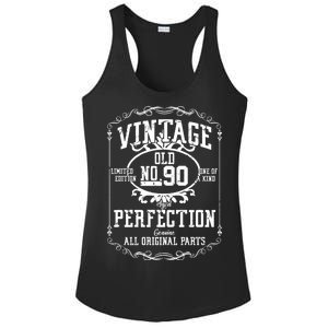 90th Birthday Genuine All Original Parts Ladies PosiCharge Competitor Racerback Tank