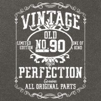 90th Birthday Genuine All Original Parts Cotton Canvas Backpack
