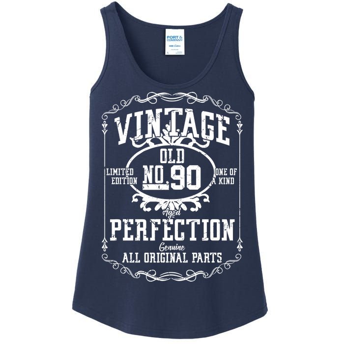 90th Birthday Genuine All Original Parts Ladies Essential Tank