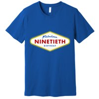 90th Birthday Las Vegas Fabulous Ninetieth  Premium T-Shirt