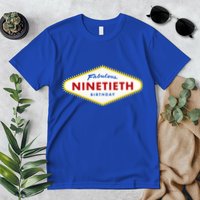 90th Birthday Las Vegas Fabulous Ninetieth  Premium T-Shirt