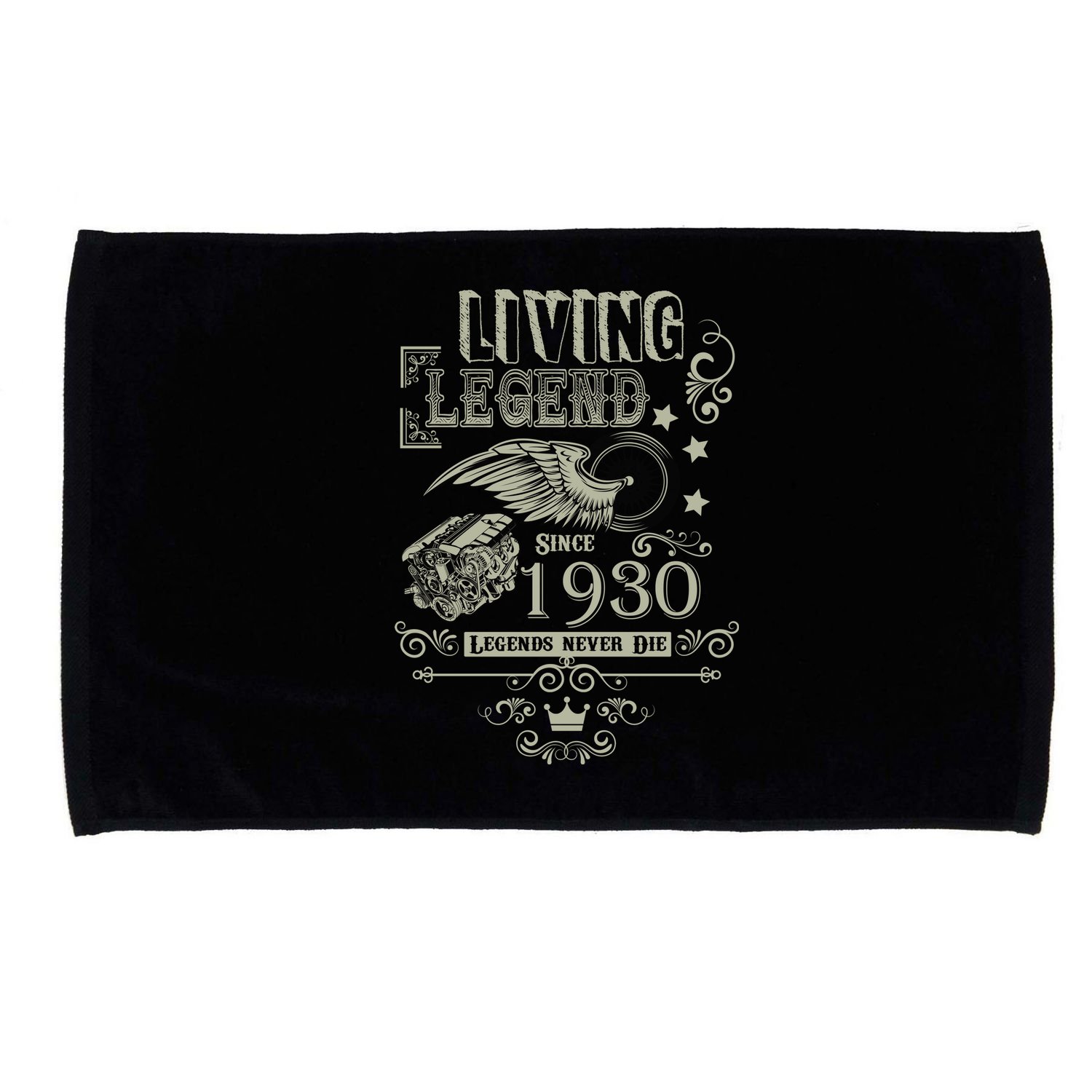90th Birthday Legend Since 1930 Microfiber Hand Towel
