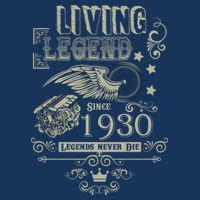 90th Birthday Legend Since 1930 Cool Comfort Performance Bucket Hat