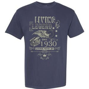 90th Birthday Legend Since 1930 Garment-Dyed Heavyweight T-Shirt