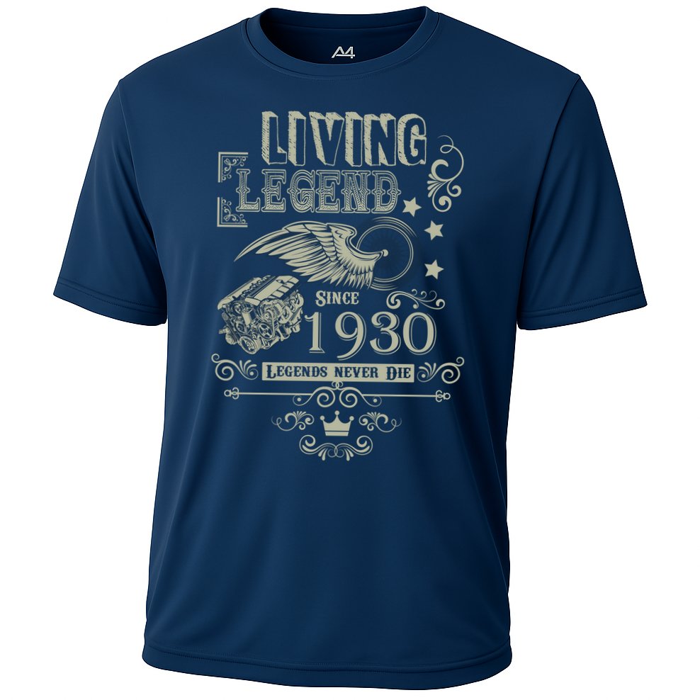 90th Birthday Legend Since 1930 Cooling Performance Crew T-Shirt