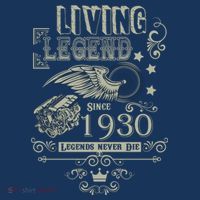 90th Birthday Legend Since 1930 T-Shirt