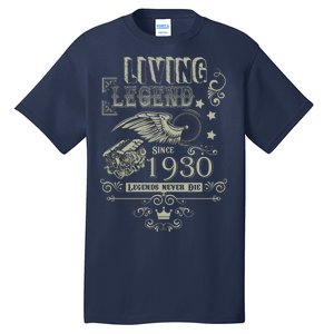 90th Birthday Legend Since 1930 Tall T-Shirt